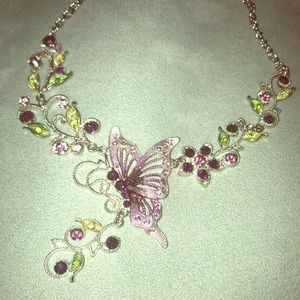 Butterfly Statement Necklace 🦋